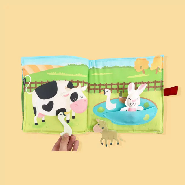 Escenas Granja - Libro de tela sensorial Escenas Granja - Libro de tela sensorial